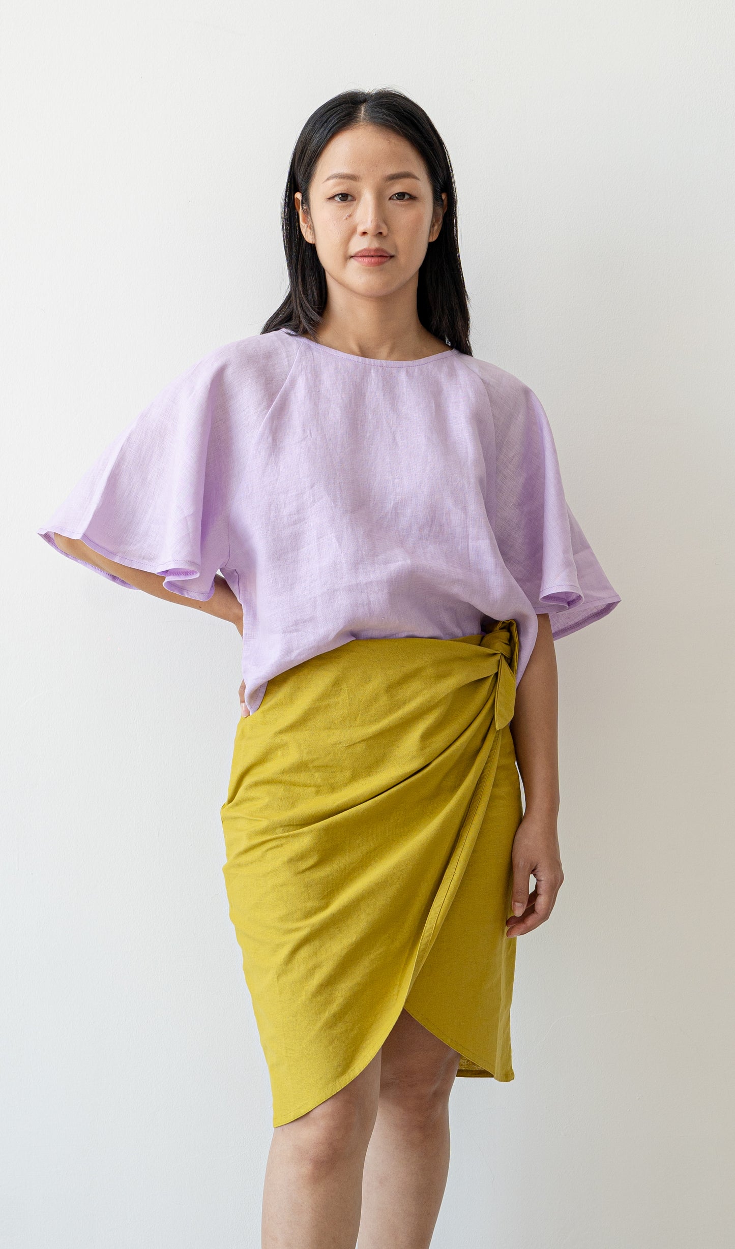 Ella Wrap Skirt - Olive