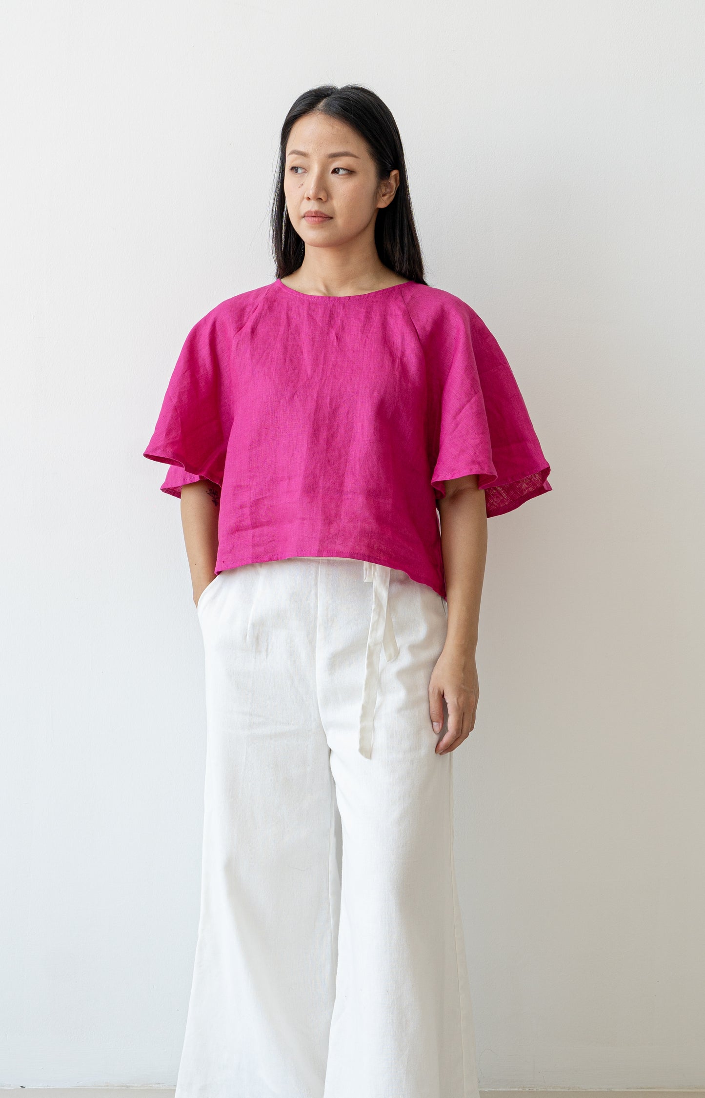 Aurea Blouse - Fuschia