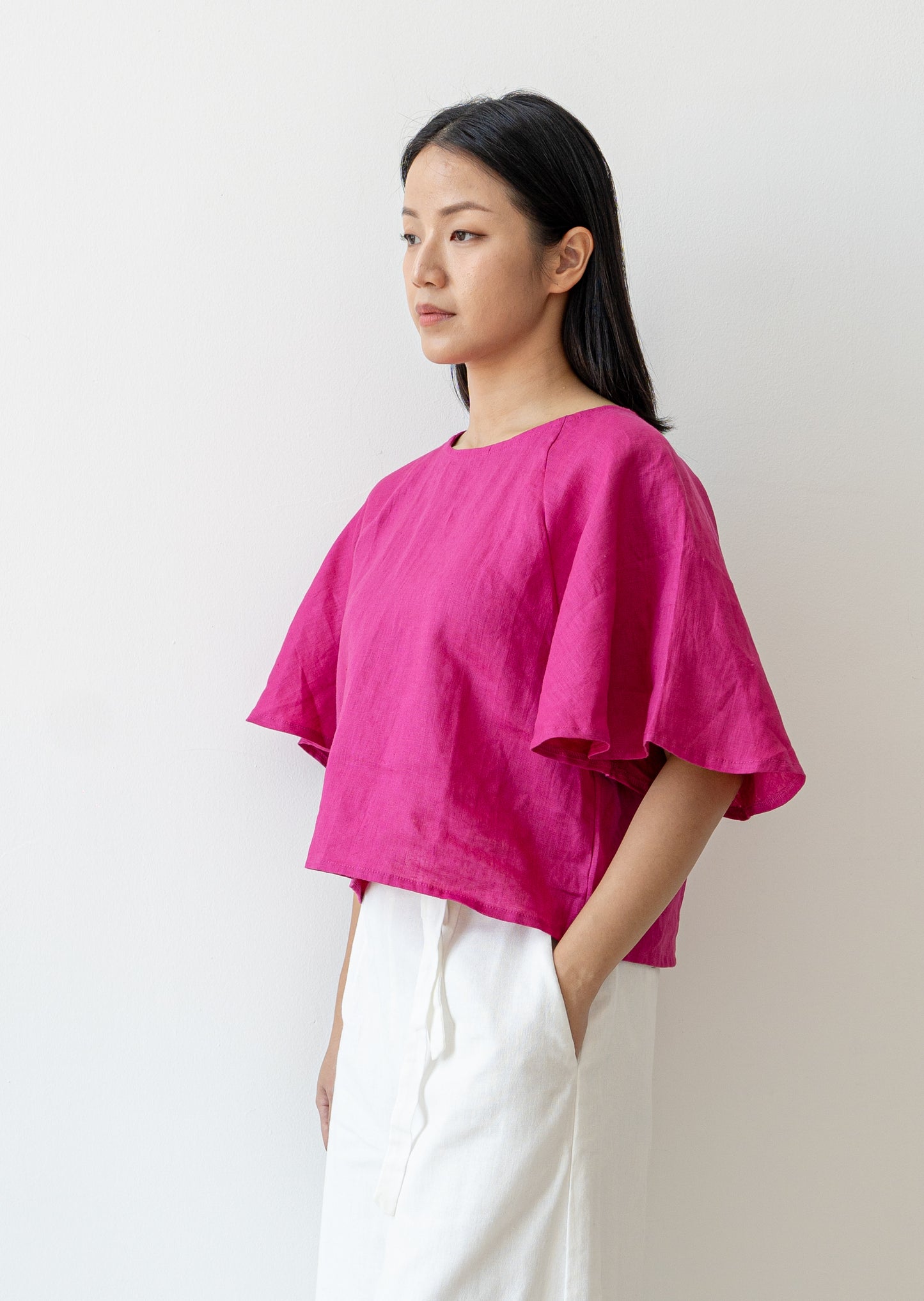 Aurea Blouse - Fuschia