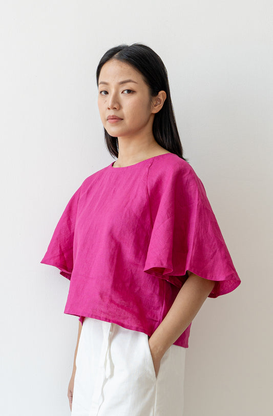 Aurea Blouse - Fuschia