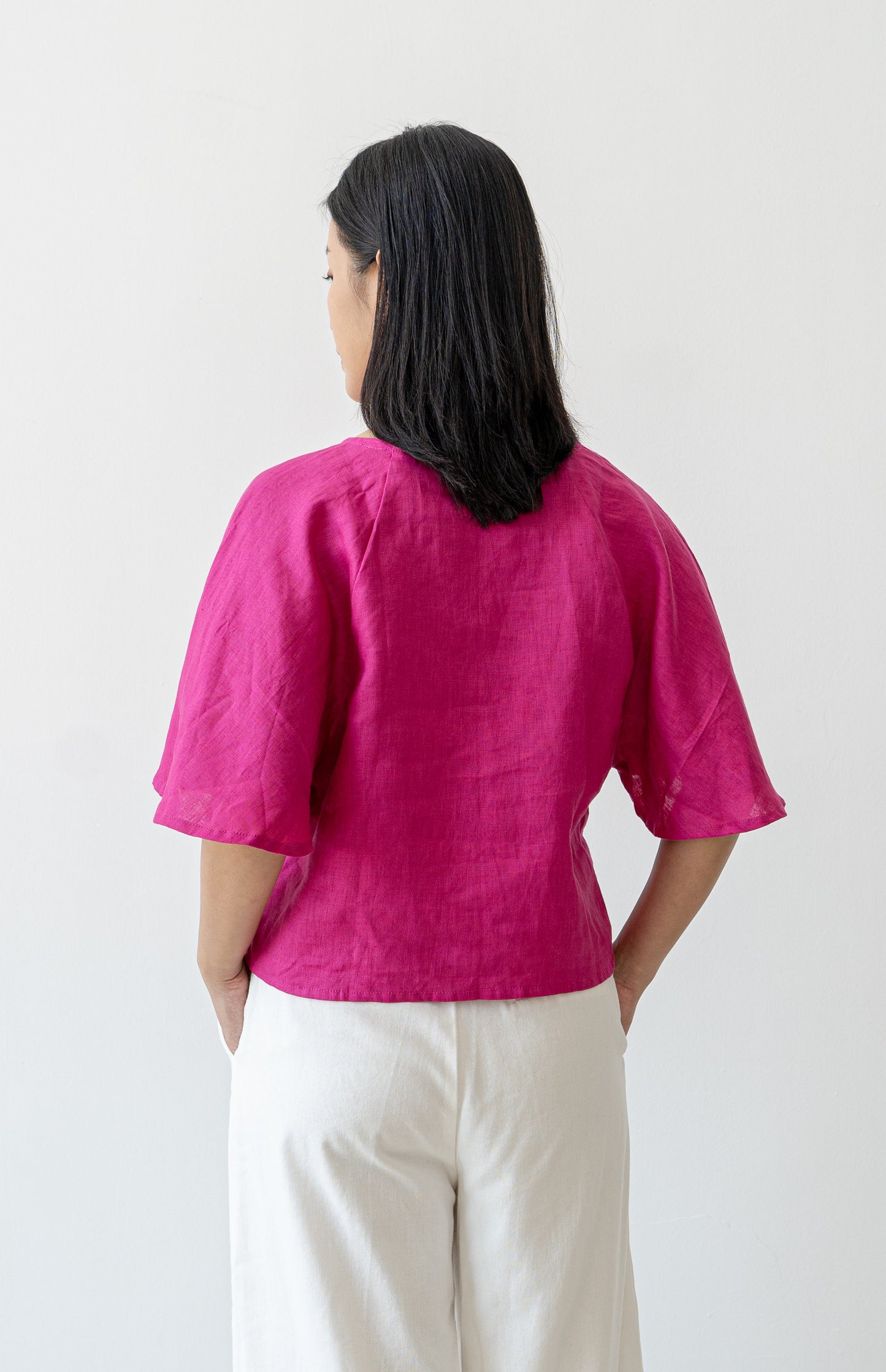 Aurea Blouse - Fuschia