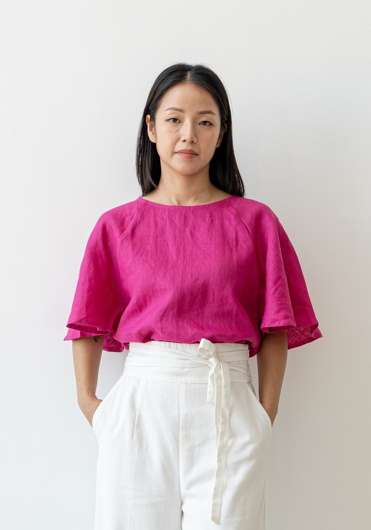 Aurea Blouse - Fuschia