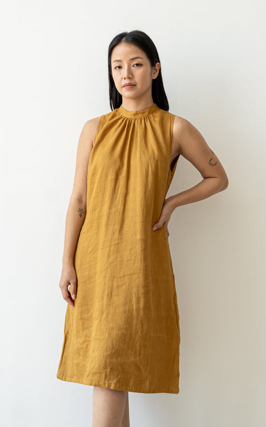 Lia Dress - Gold