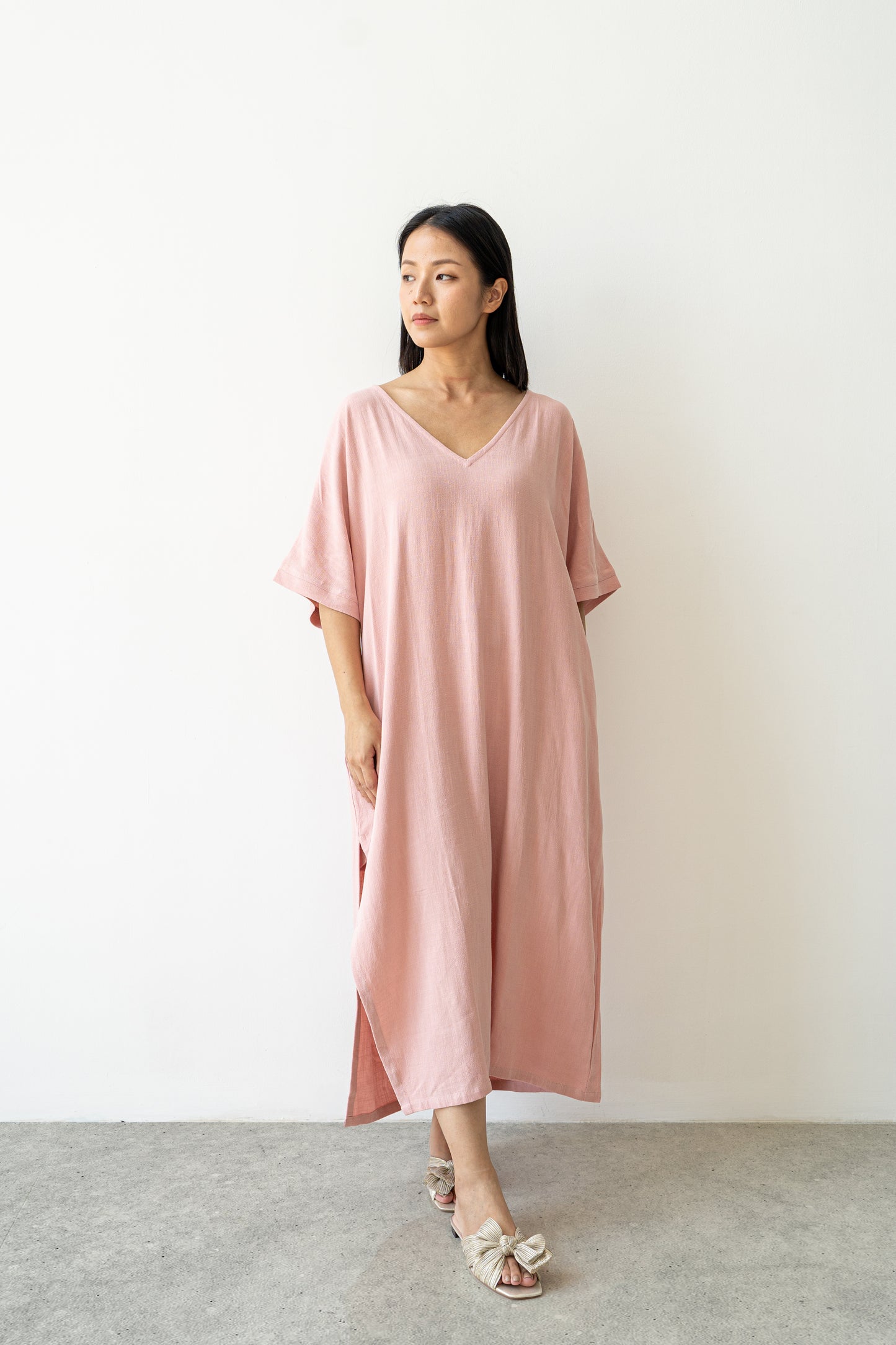 Freya Dress - Dusty Pink