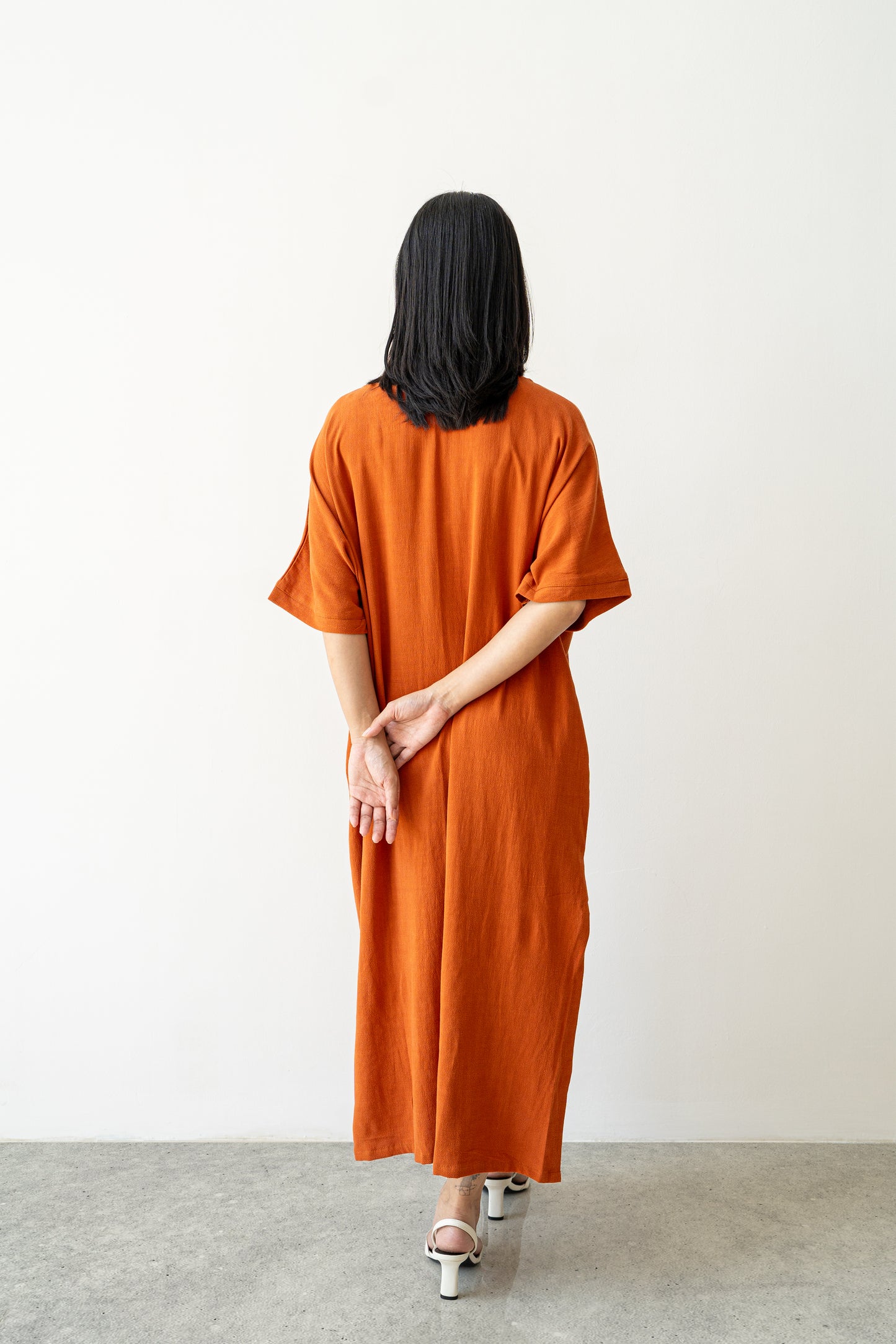 Freya Dress - Rust