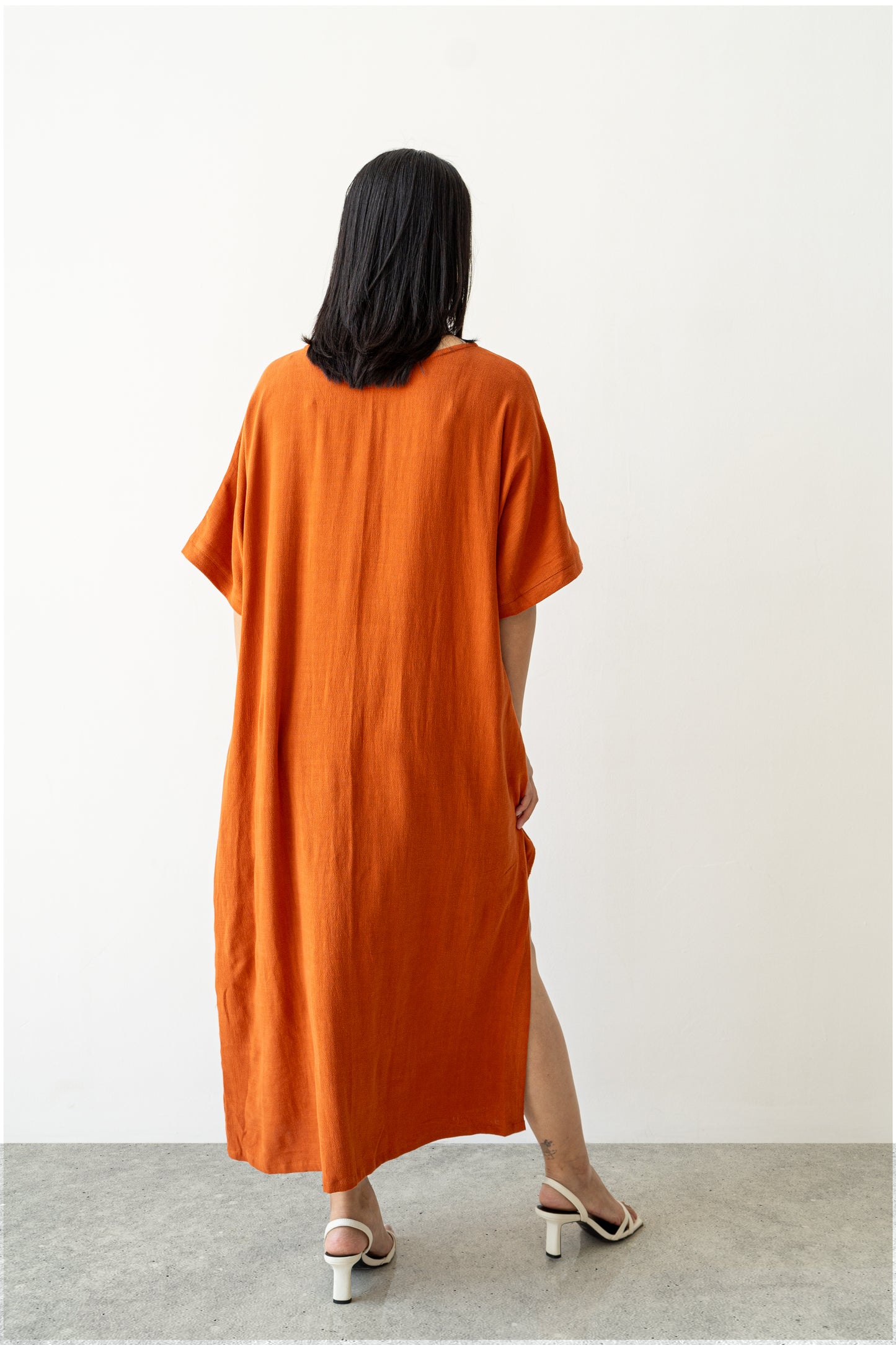 Freya Dress - Rust