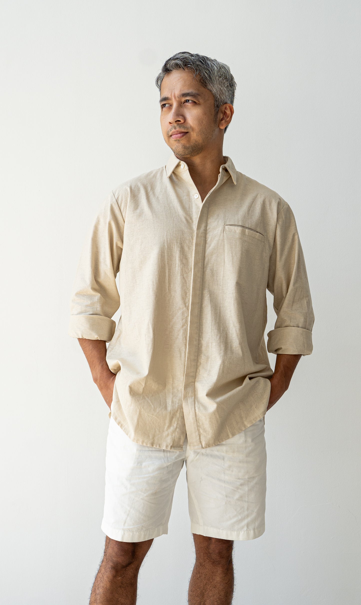 Olia Formal Shirt - Sand